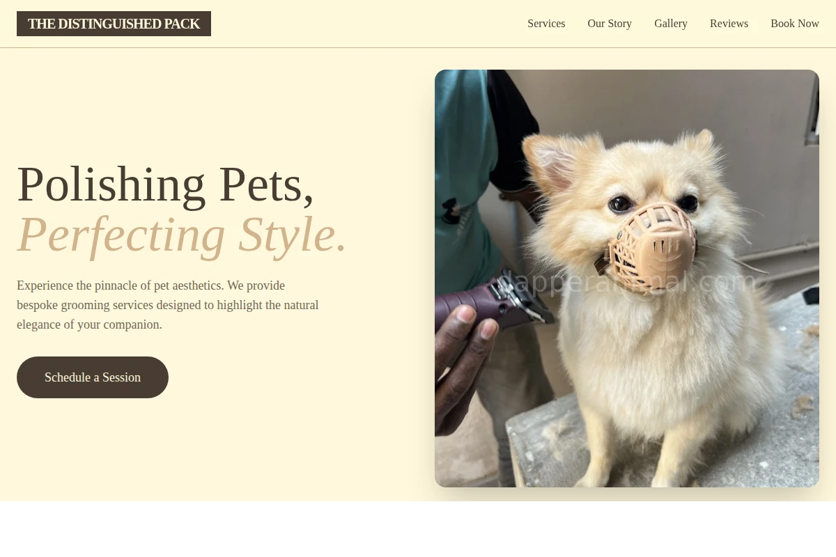 Leather Pet Grooming