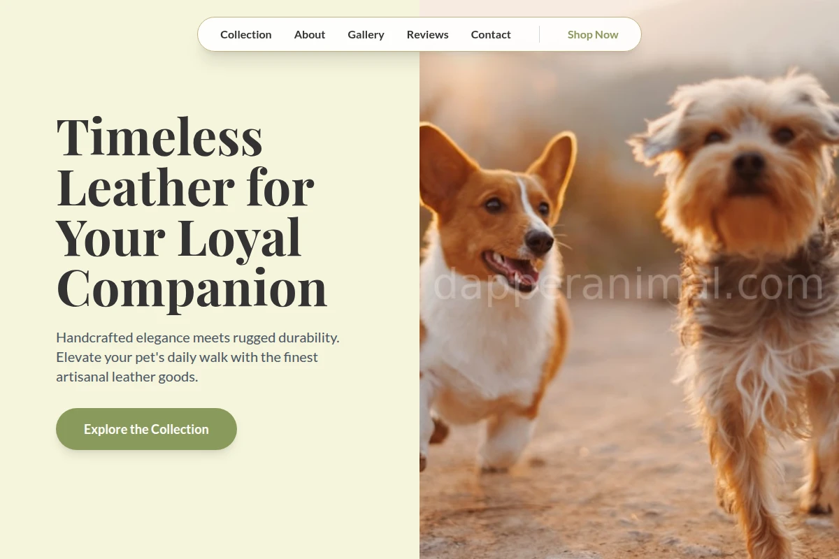 Leather Pet Shop